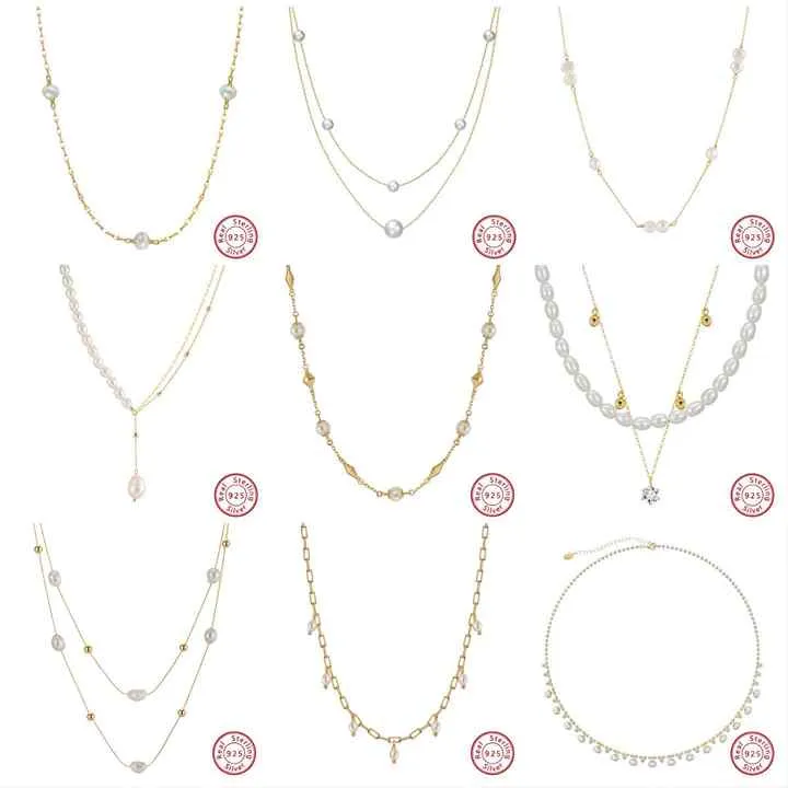 الجديدة ذات الخيوط المتعددة من اللؤلؤNew multi-strand pearl necklace