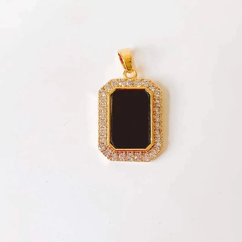1 Piece Simple Style Geometric Copper Plating Inlay Jewelry Accessories