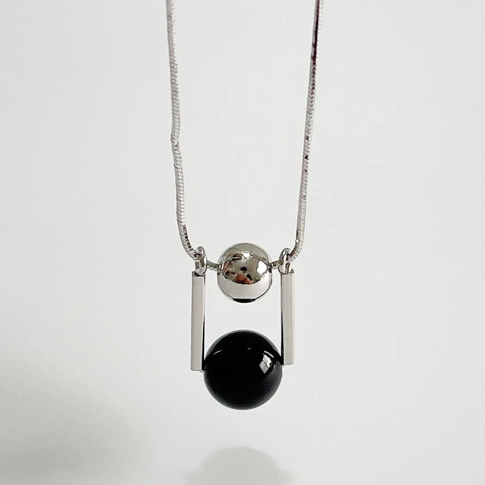 925 Sterling Silver Korean Round Geometric Silver Pendants