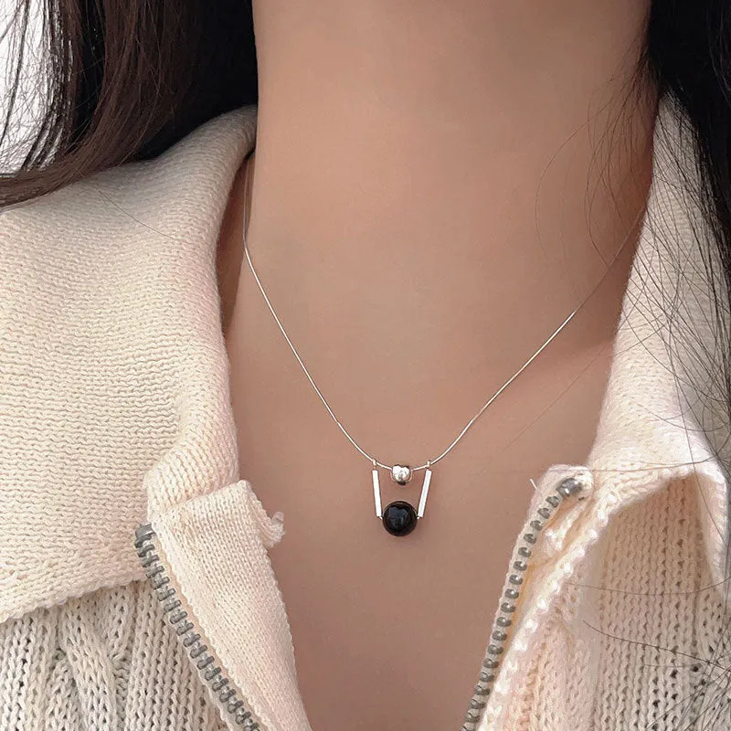 925 Sterling Silver Korean Round Geometric Silver Pendants