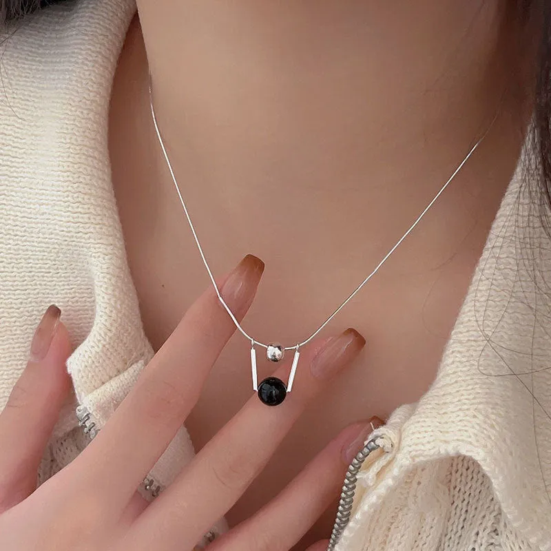 925 Sterling Silver Korean Round Geometric Silver Pendants