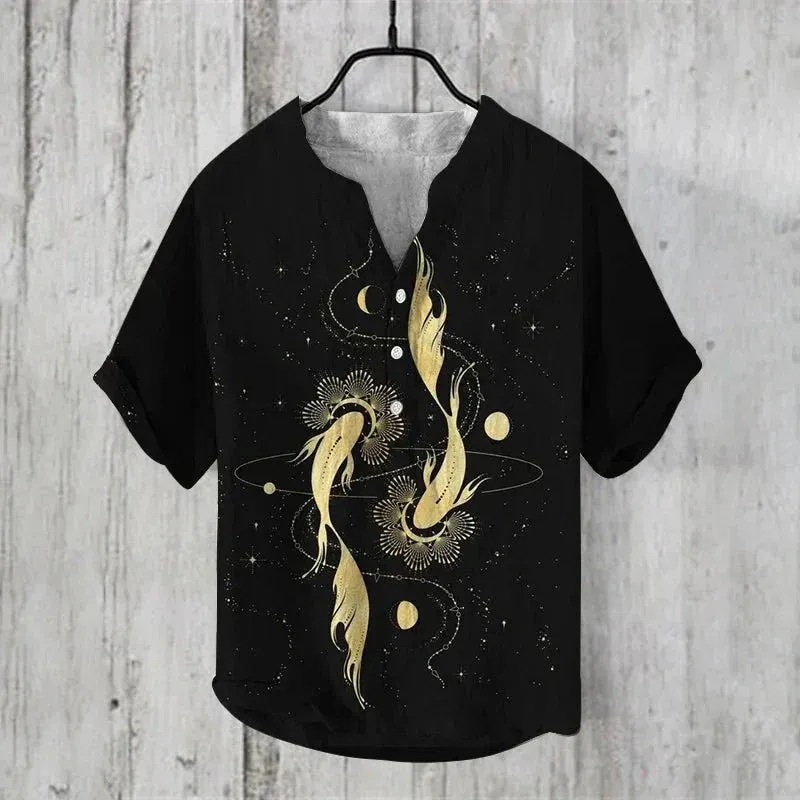 Allen | Artistic Linen-Silk Shirt