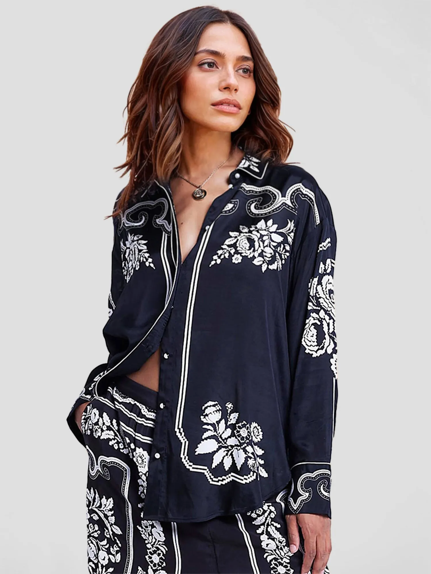 Artistic Mermaids Oversized Shirt