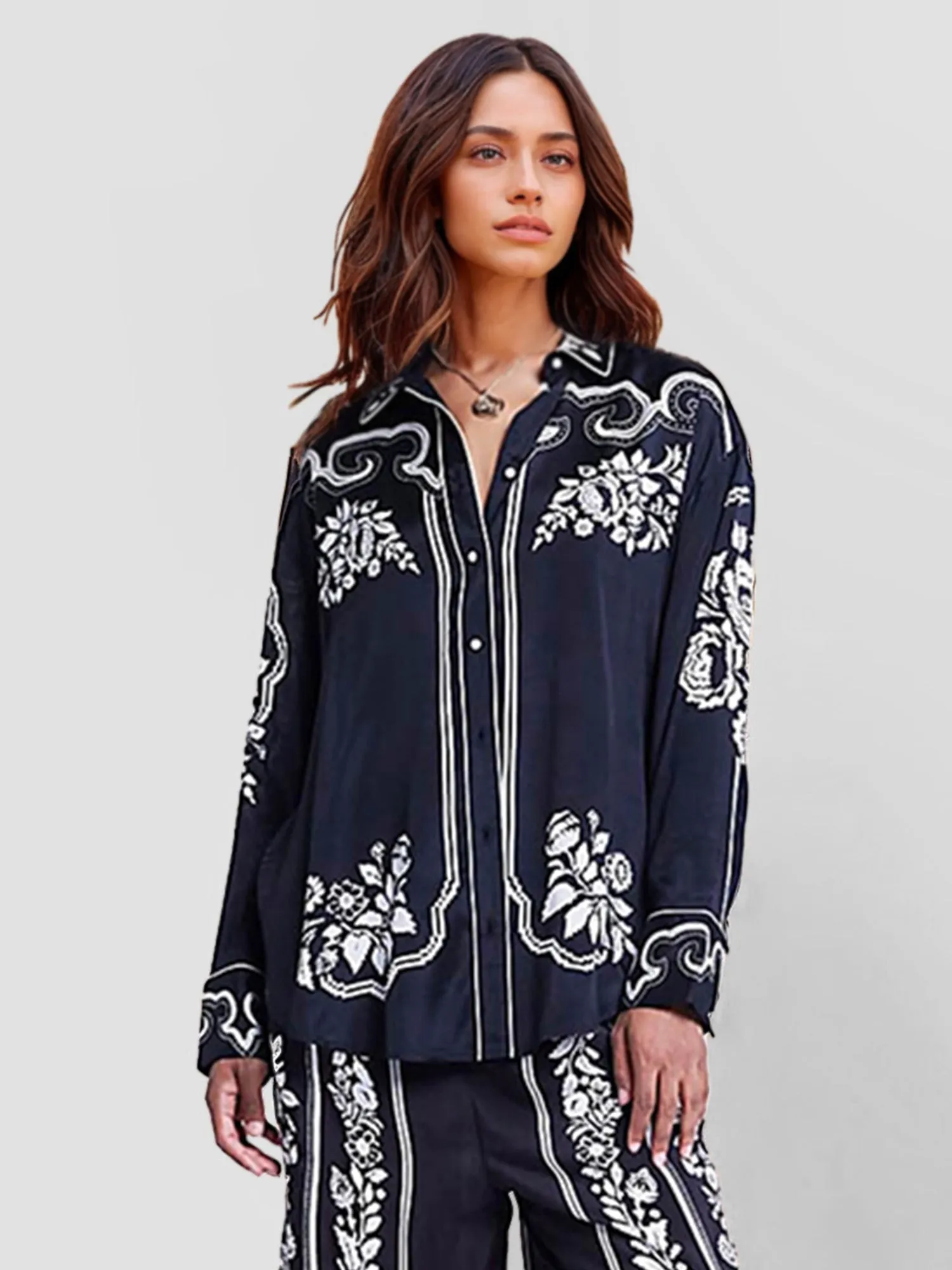 Artistic Mermaids Oversized Shirt