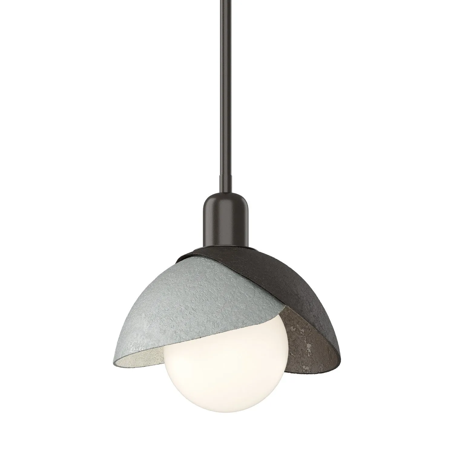 Brooklyn Double Shade Mini Pendant in Oil Rubbed Bronze
