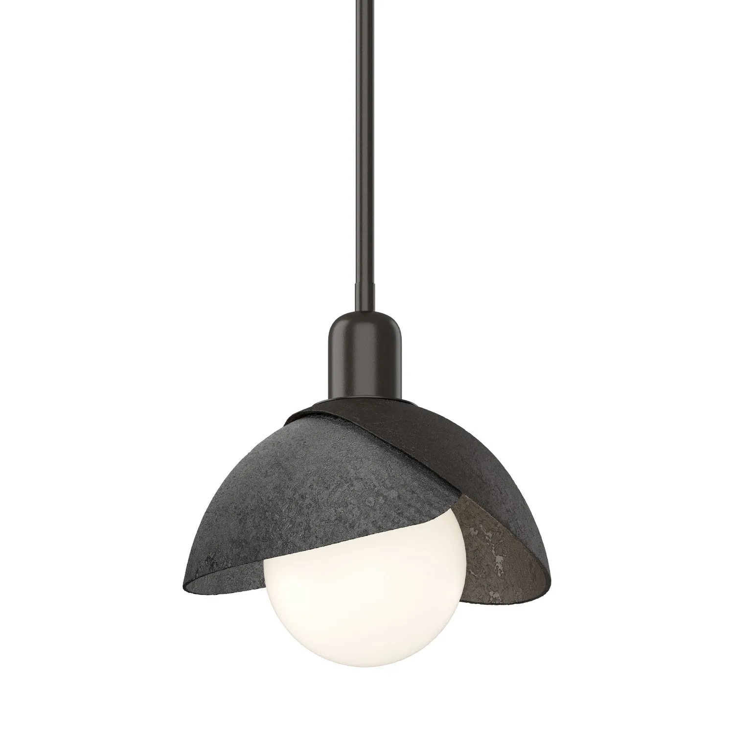 Brooklyn Double Shade Mini Pendant in Oil Rubbed Bronze