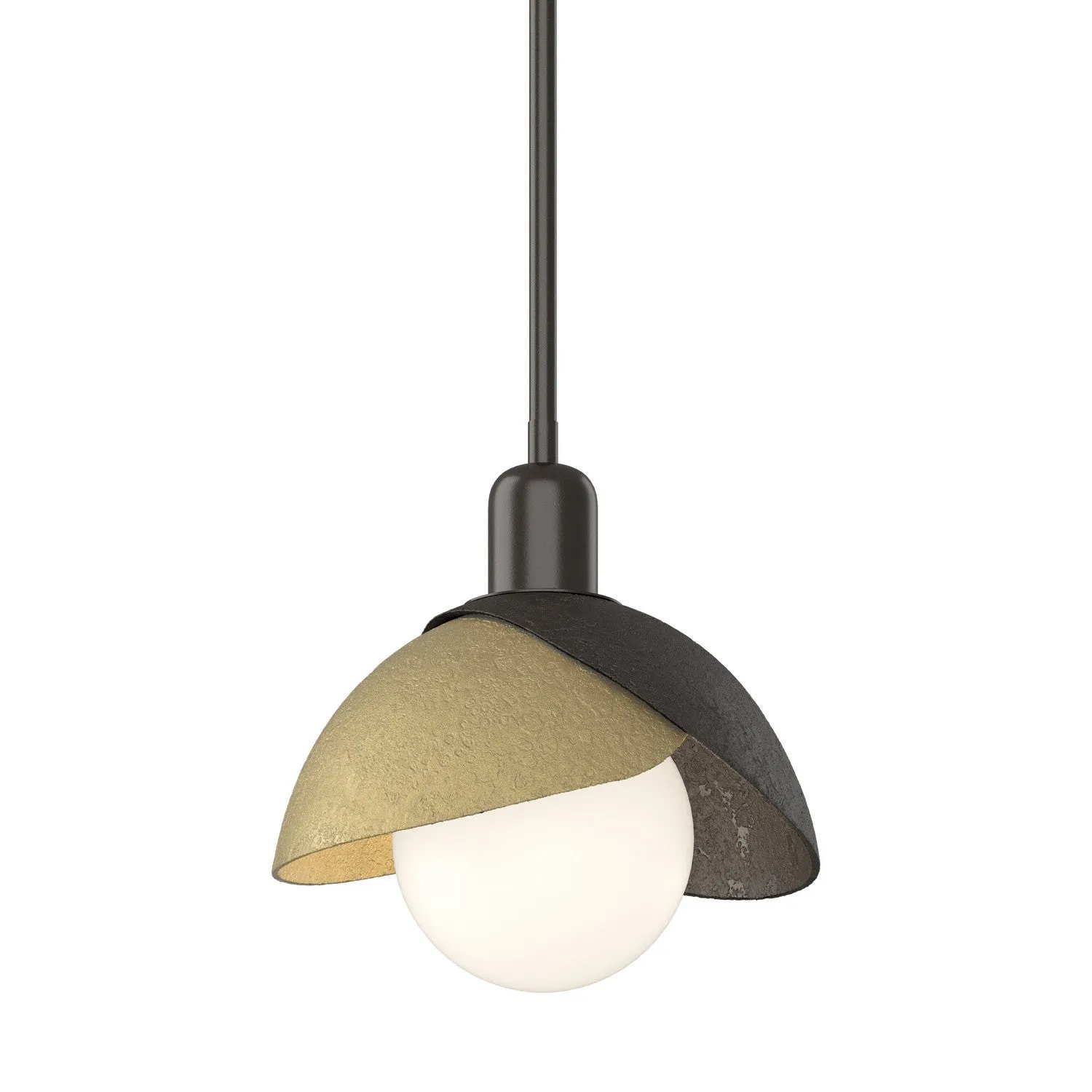 Brooklyn Double Shade Mini Pendant in Oil Rubbed Bronze