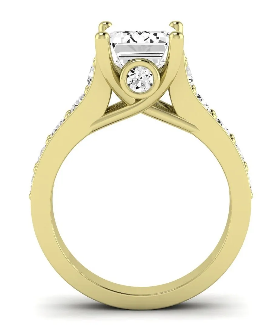 Calluna - Emerald Lab Diamond Engagement Ring (IGI Certified)