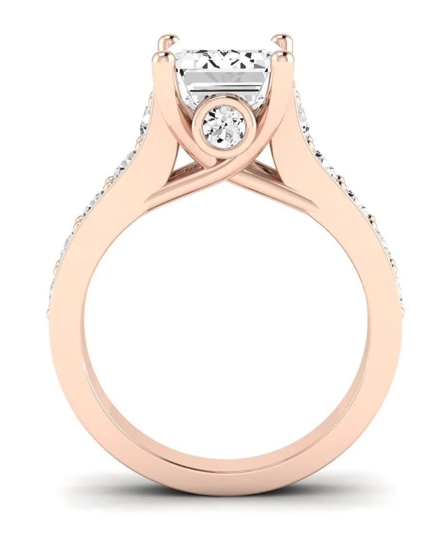 Calluna - Emerald Lab Diamond Engagement Ring (IGI Certified)