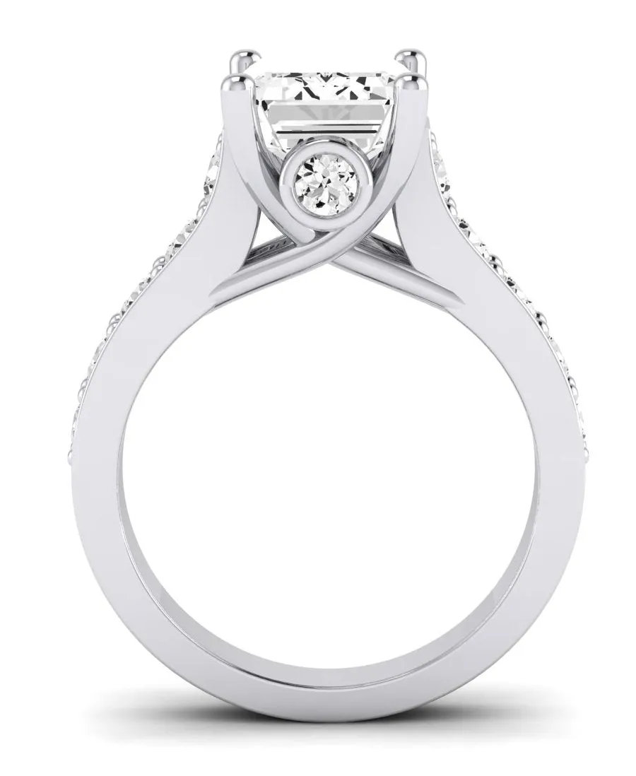 Calluna - Emerald Lab Diamond Engagement Ring (IGI Certified)
