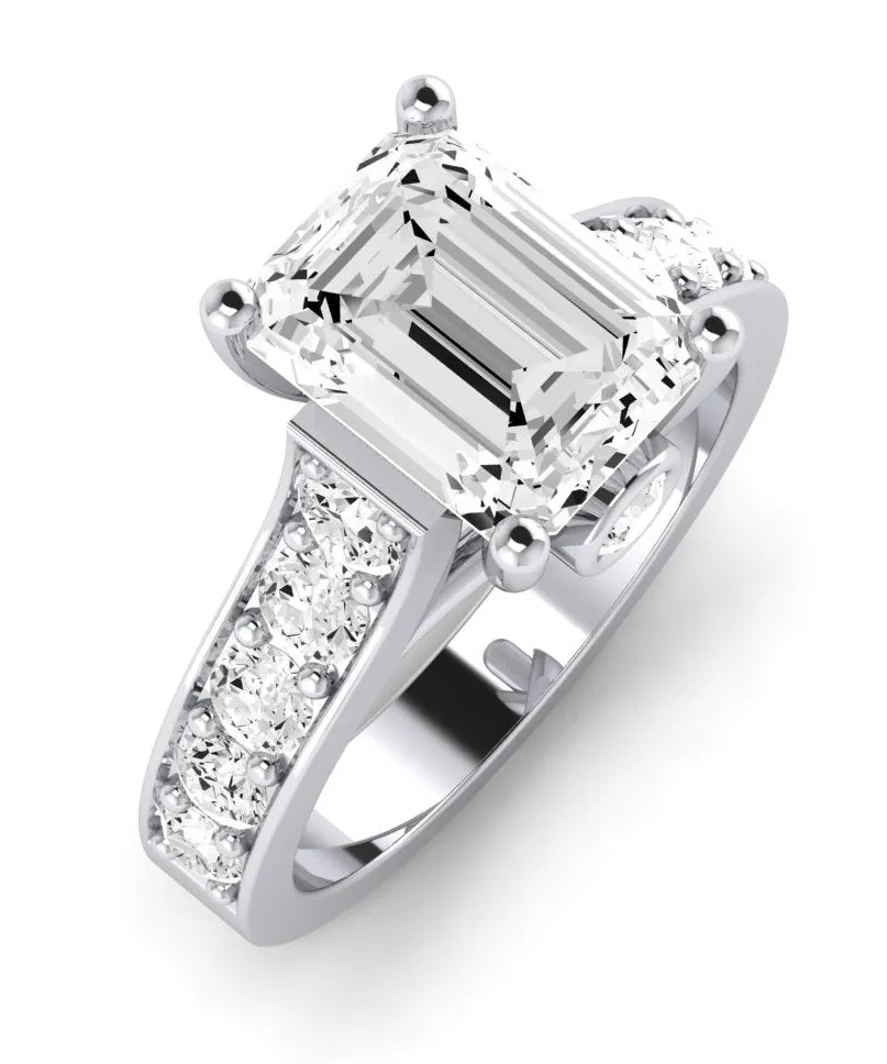Calluna - Emerald Lab Diamond Engagement Ring (IGI Certified)