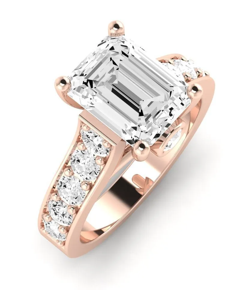 Calluna - Emerald Lab Diamond Engagement Ring (IGI Certified)