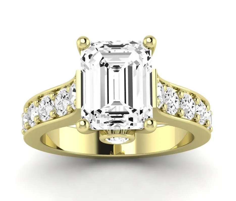 Calluna - Emerald Lab Diamond Engagement Ring (IGI Certified)