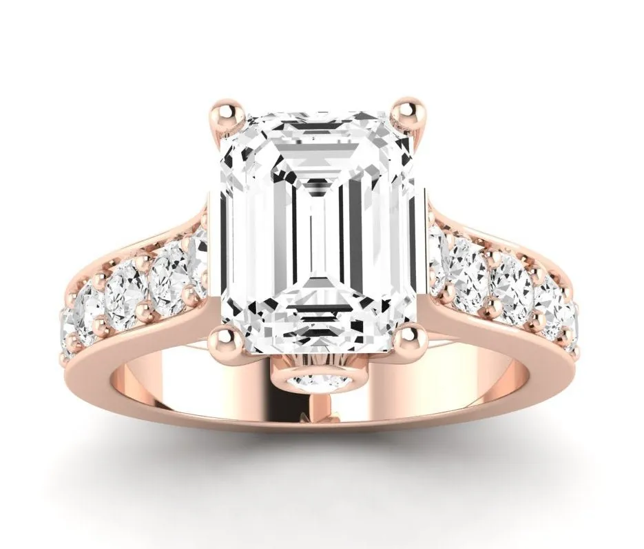Calluna - Emerald Lab Diamond Engagement Ring (IGI Certified)