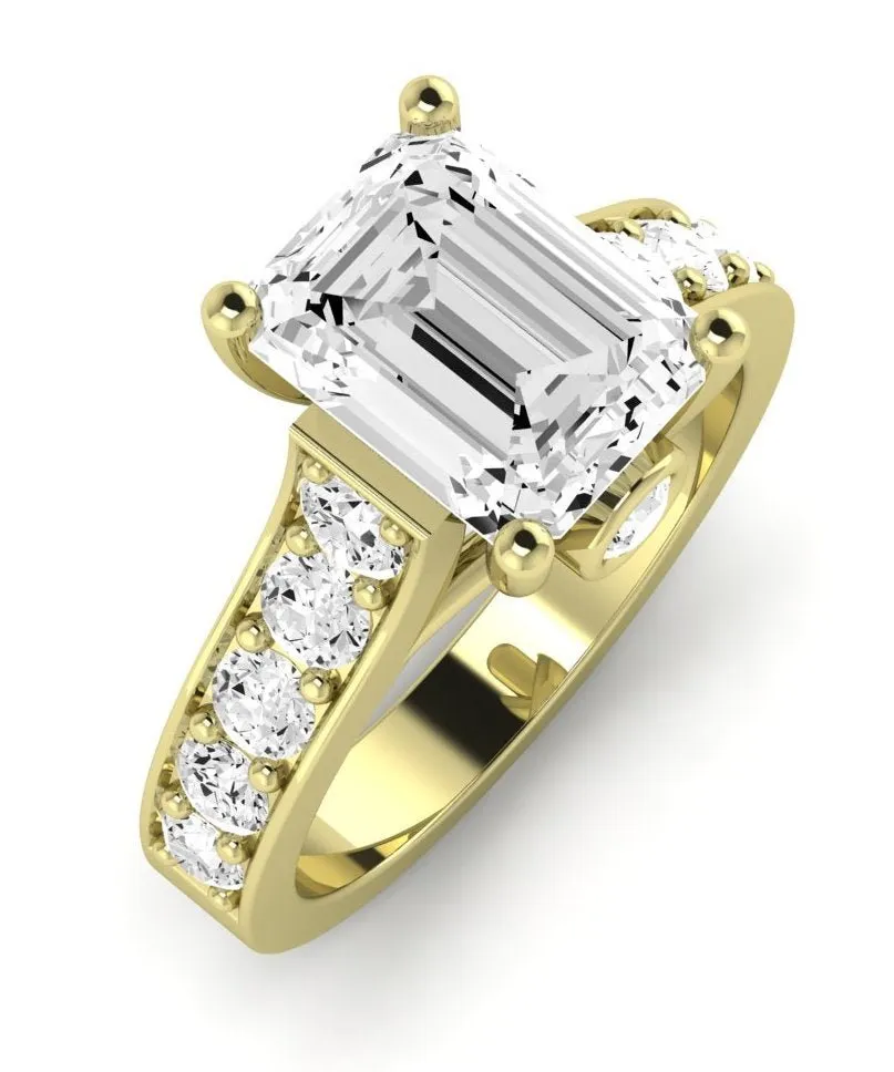 Calluna - Emerald Lab Diamond Engagement Ring (IGI Certified)