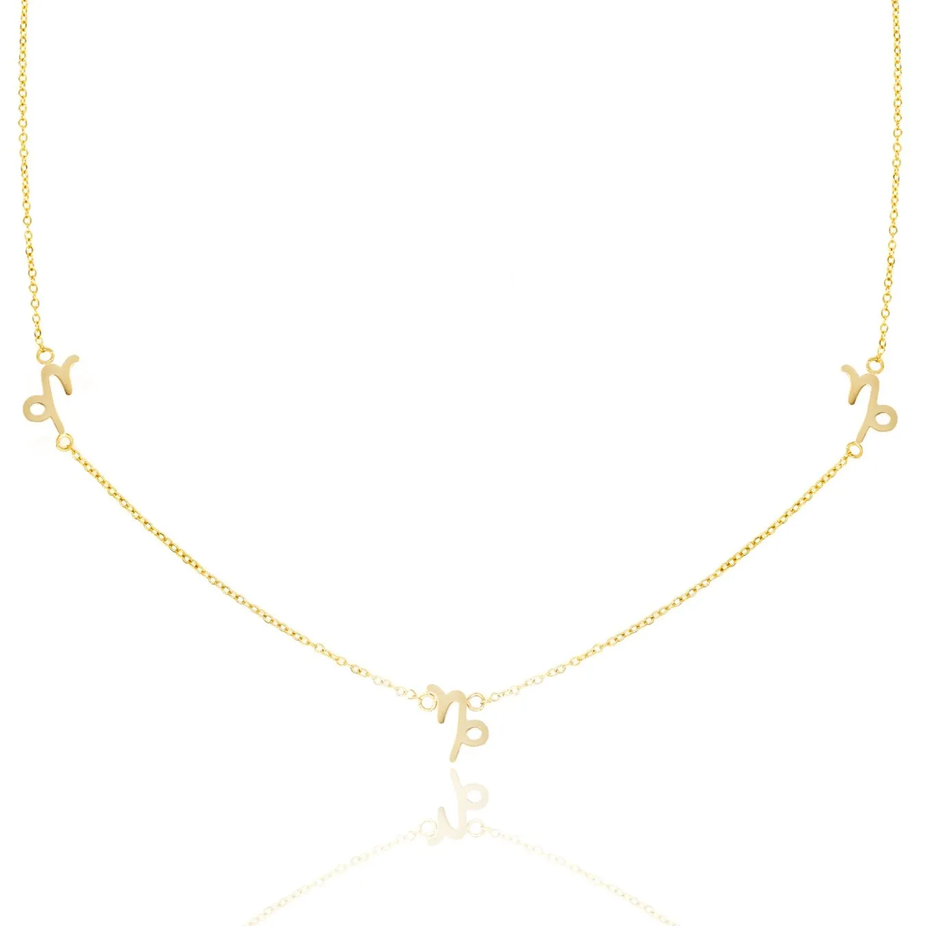 Capricorn Necklace - Yellow Gold