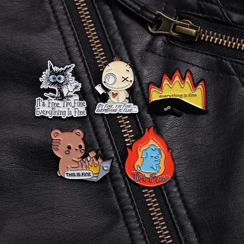 Cartoon Style Cowboy Style Animal Letter Alloy Stamping Stoving Varnish Women's Brooches