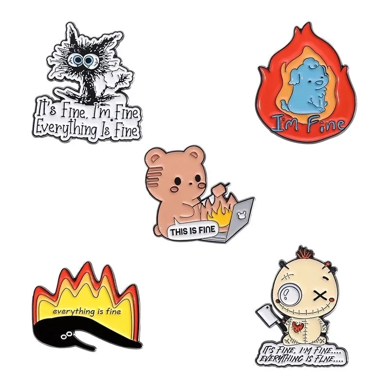 Cartoon Style Cowboy Style Animal Letter Alloy Stamping Stoving Varnish Women's Brooches