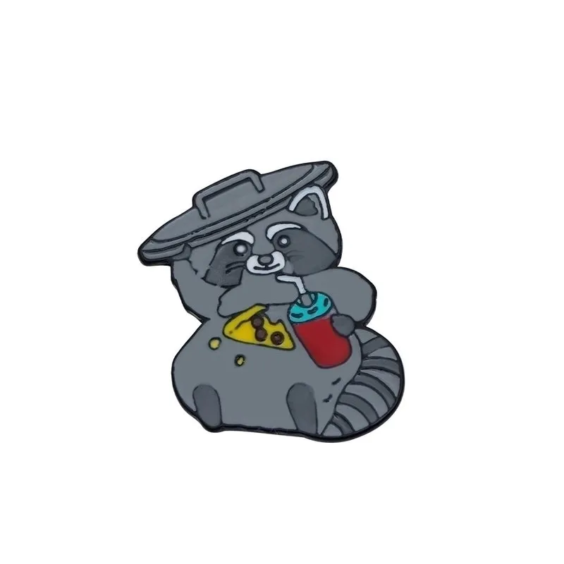 Cartoon Style Cute Animal Alloy Metal Asymmetrical Unisex Brooches