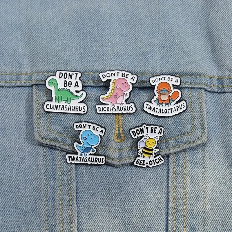 Cartoon Style Cute Animal Letter Plant Alloy Stamping Stoving Varnish Women's Brooches