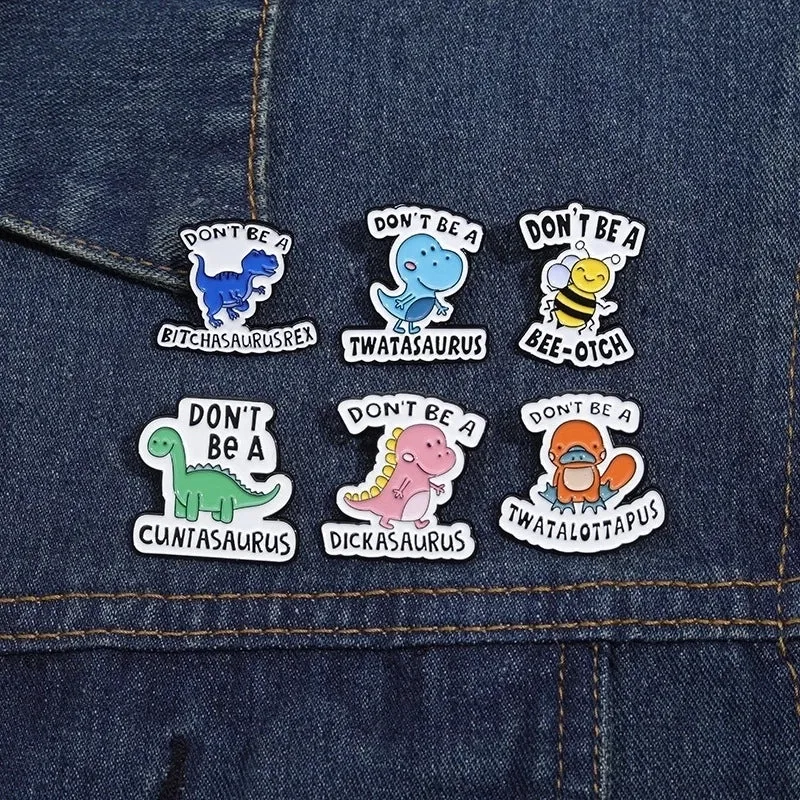 Cartoon Style Cute Animal Letter Plant Alloy Stamping Stoving Varnish Women's Brooches