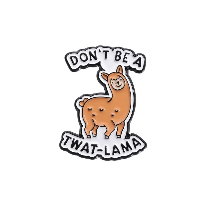 Cartoon Style Cute Animal Letter Plant Alloy Stamping Stoving Varnish Women's Brooches
