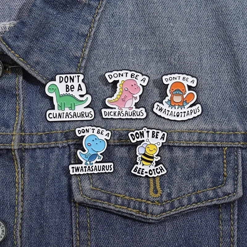 Cartoon Style Cute Animal Letter Plant Alloy Stamping Stoving Varnish Women's Brooches
