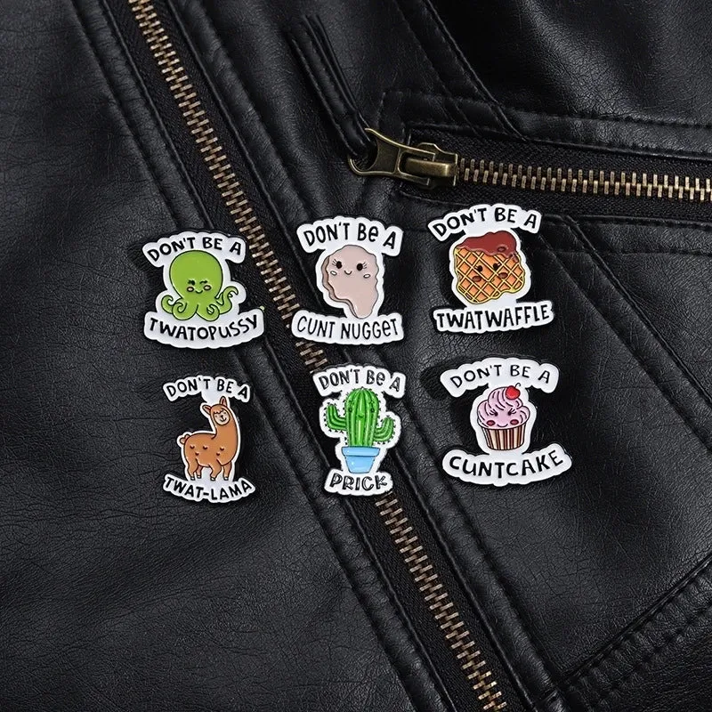 Cartoon Style Cute Animal Letter Plant Alloy Stamping Stoving Varnish Women's Brooches