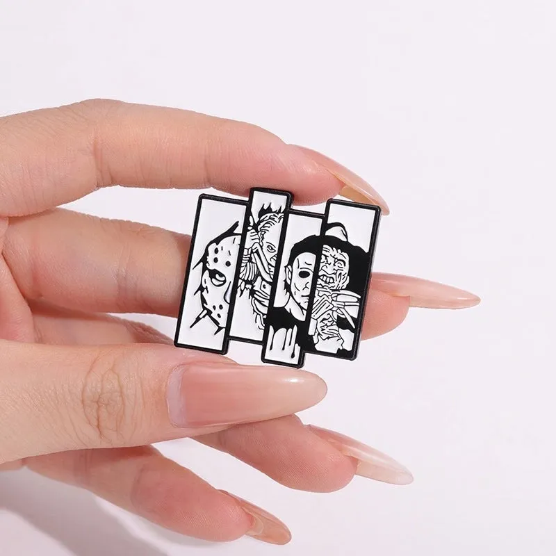 Cartoon Style Cute Cowboy Style Animal Cartoon Character Letter Alloy Stamping Stoving Varnish Plating Unisex Brooches