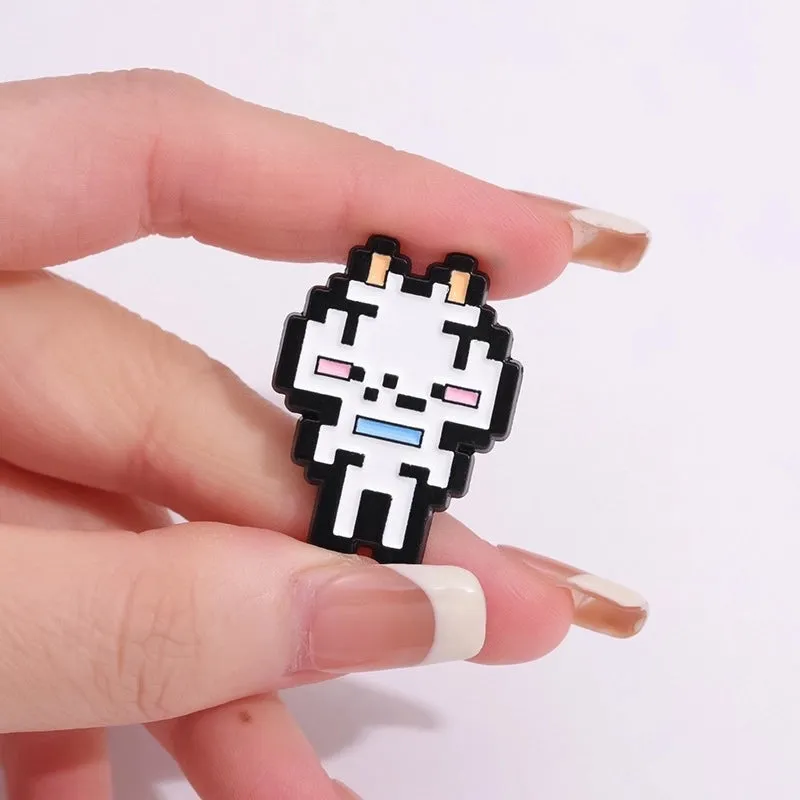 Cartoon Style Cute Cowboy Style Animal Cat Alloy Stamping Stoving Varnish Plating Unisex Brooches