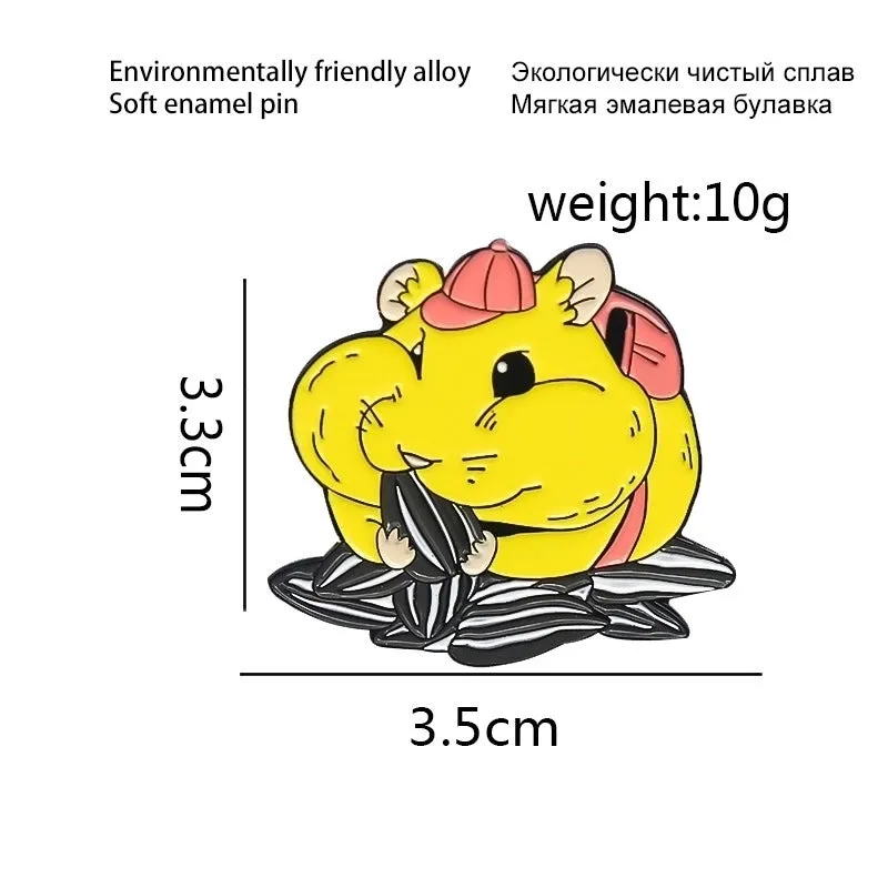 Cartoon Style Pin Animal Cartoon Alloy Unisex Brooches