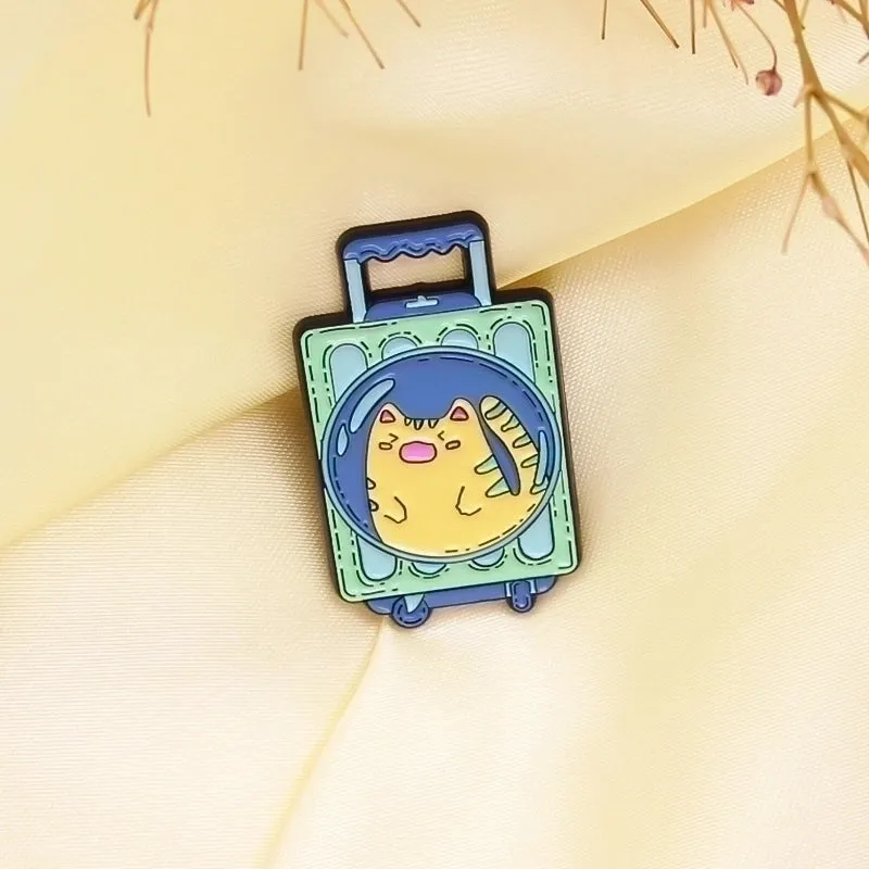 Cartoon Style Pin Animal Cartoon Alloy Unisex Brooches