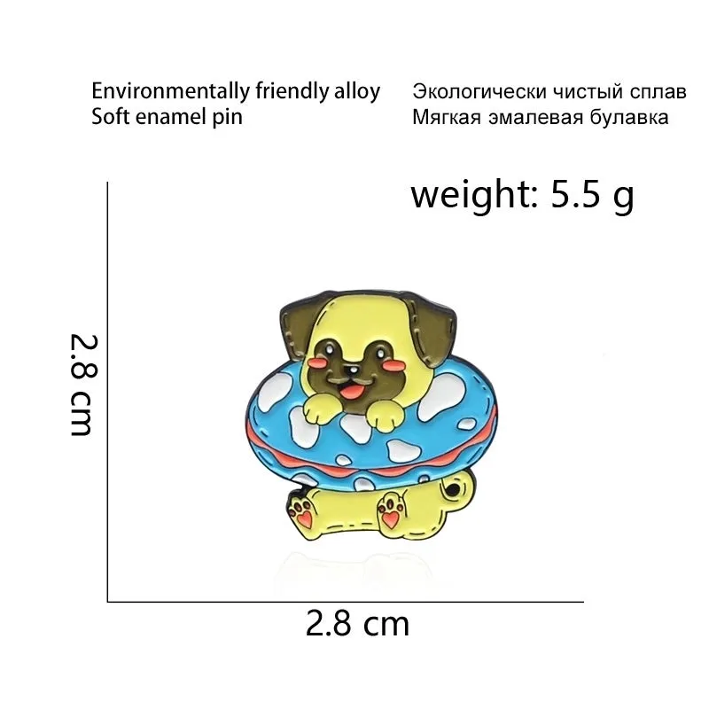 Cartoon Style Pin Animal Cartoon Alloy Unisex Brooches