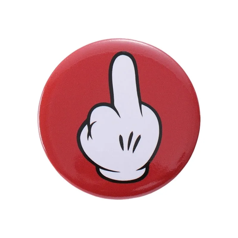 Cartoon Style Pin Animal Cartoon Letter Alloy Plating Women's Brooches