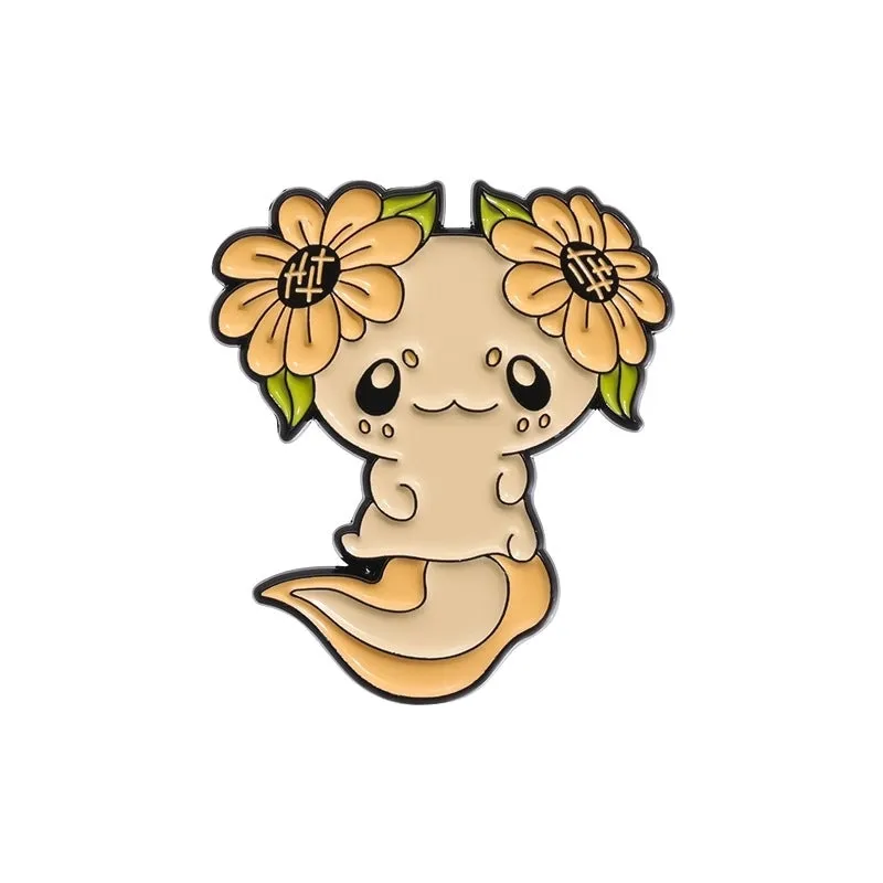 Cartoon Style Sweet Pin Animal Cartoon Character Alloy Plating Unisex Brooches