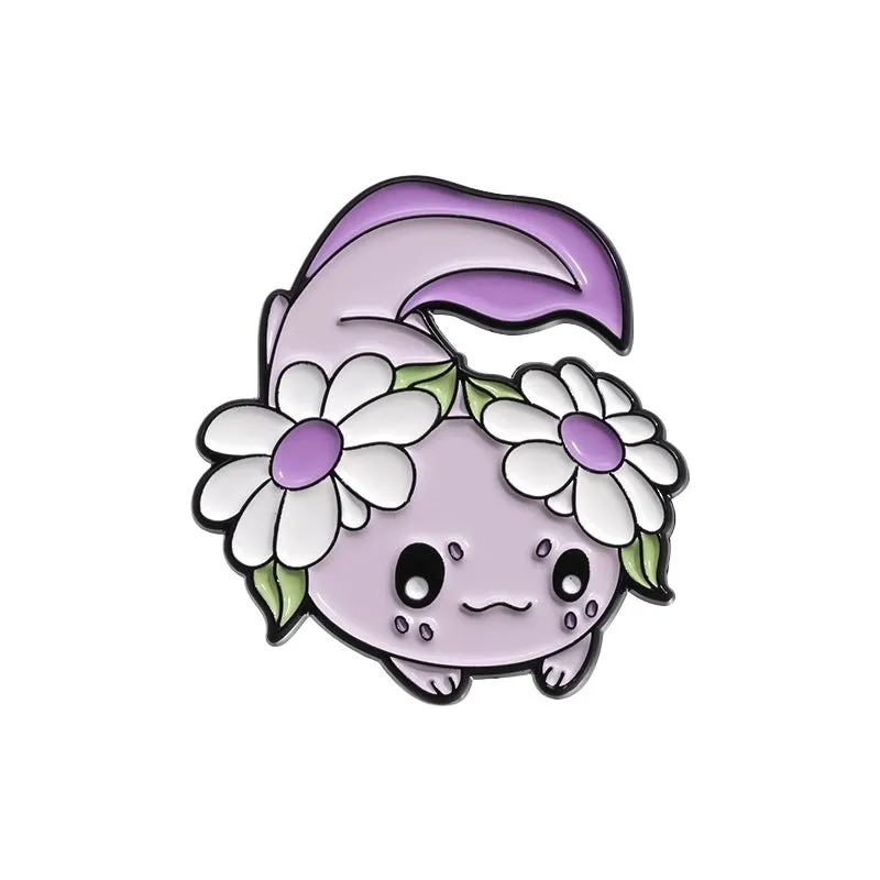 Cartoon Style Sweet Pin Animal Cartoon Character Alloy Plating Unisex Brooches