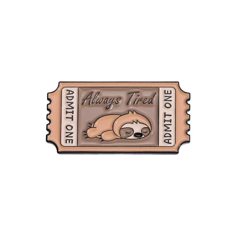 Casual Simple Style Streetwear Pin Animal Alloy Plating Unisex Brooches