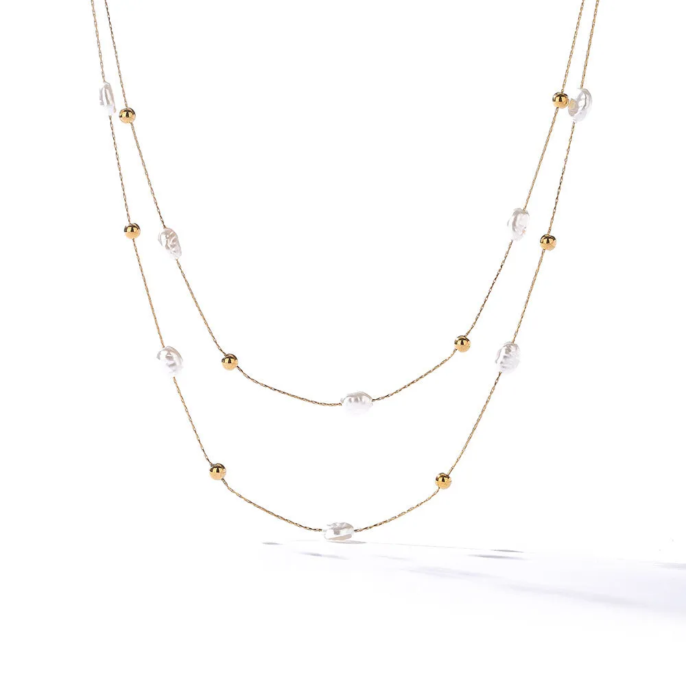 Chain Geometric Titanium Steel Pendants