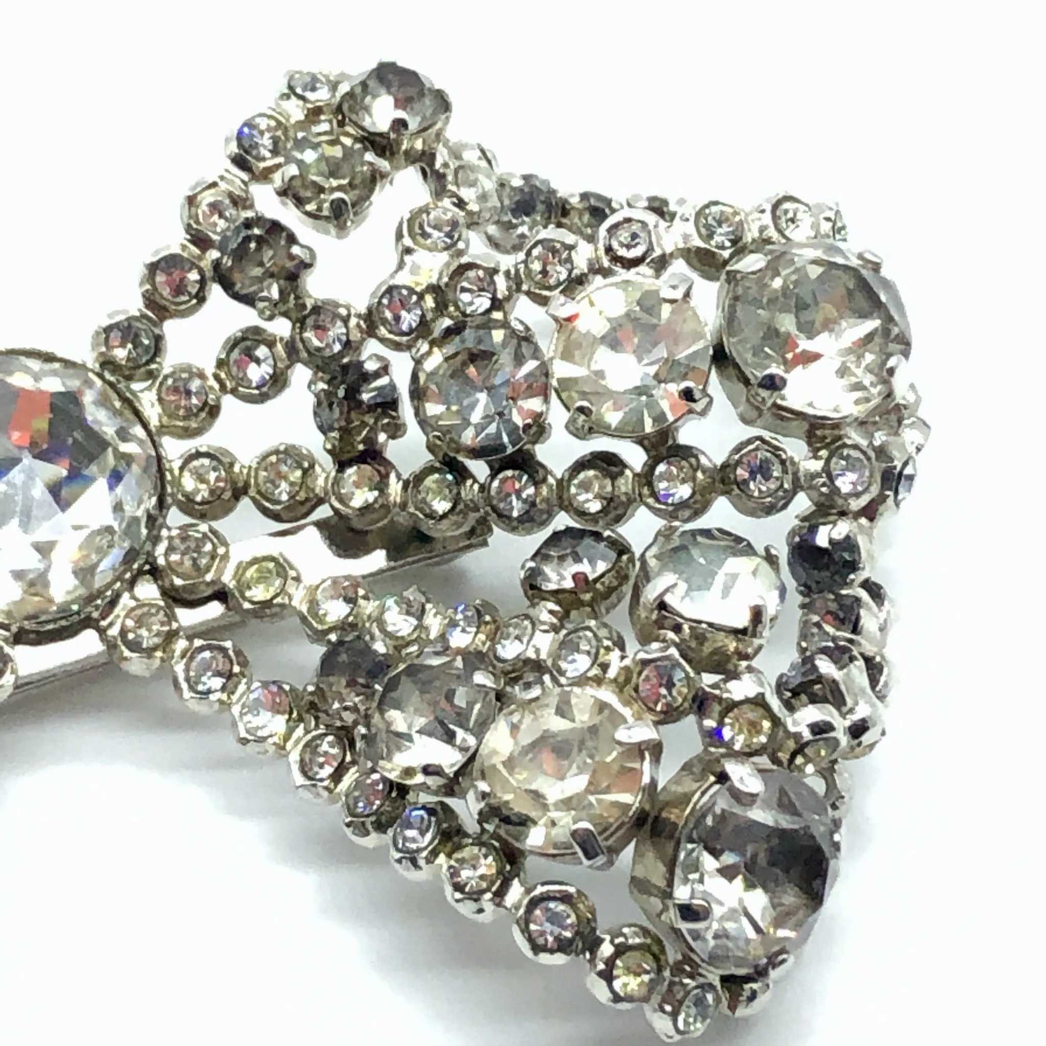 Christian Lacroix Rhinestone Bow Brooch/Pin