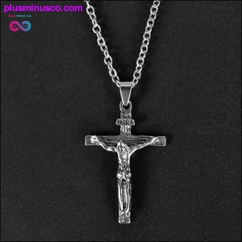 Christian Pendant Necklace Men Fashion Jewelry Crucifix