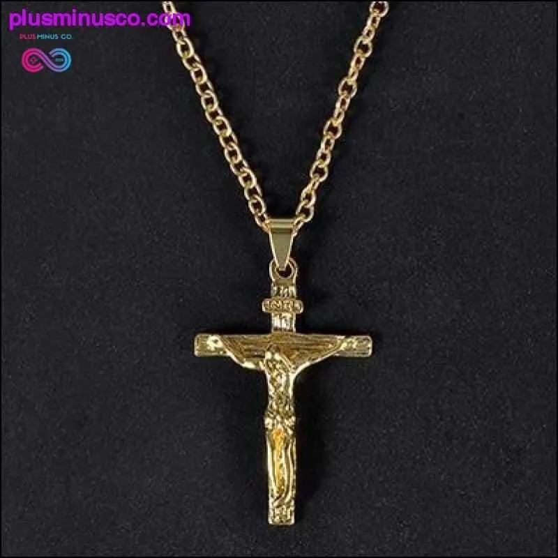 Christian Pendant Necklace Men Fashion Jewelry Crucifix