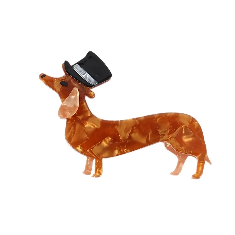 Cute Pin Animal Arylic Unisex Brooches