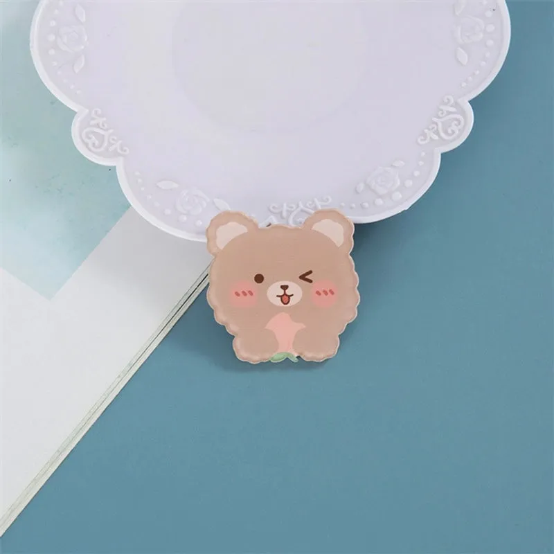 Cute Pin Animal Cartoon Arylic Kid'S Brooches