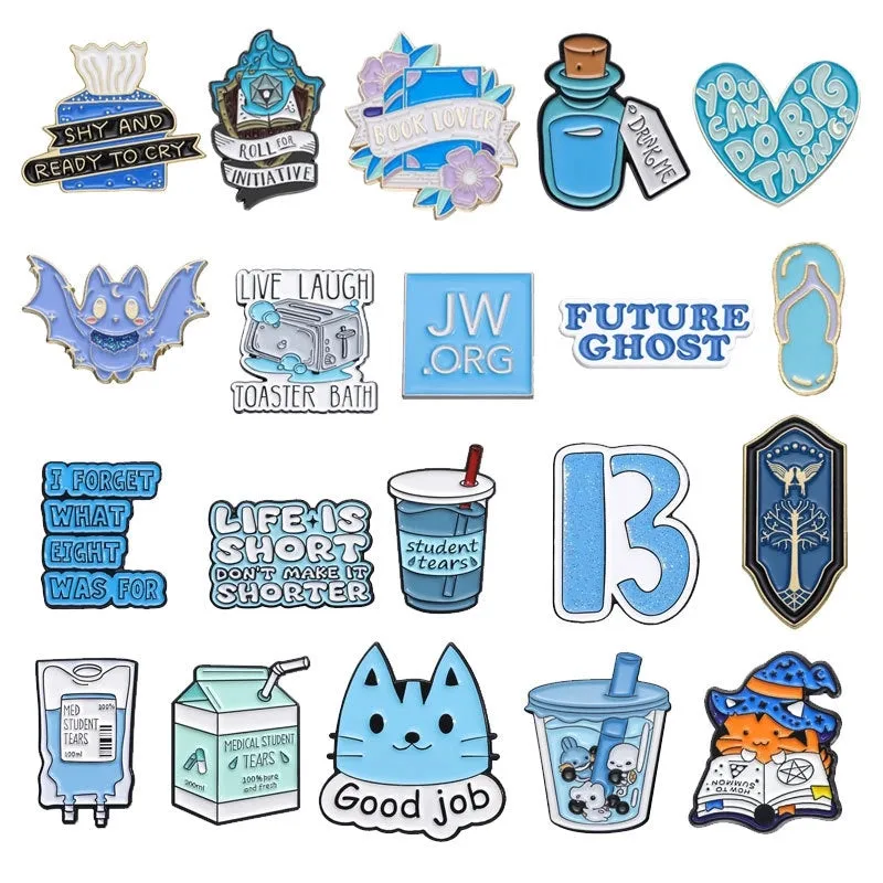 Cute Pin Animal Letter Zinc Alloy Stoving Varnish Unisex Brooches