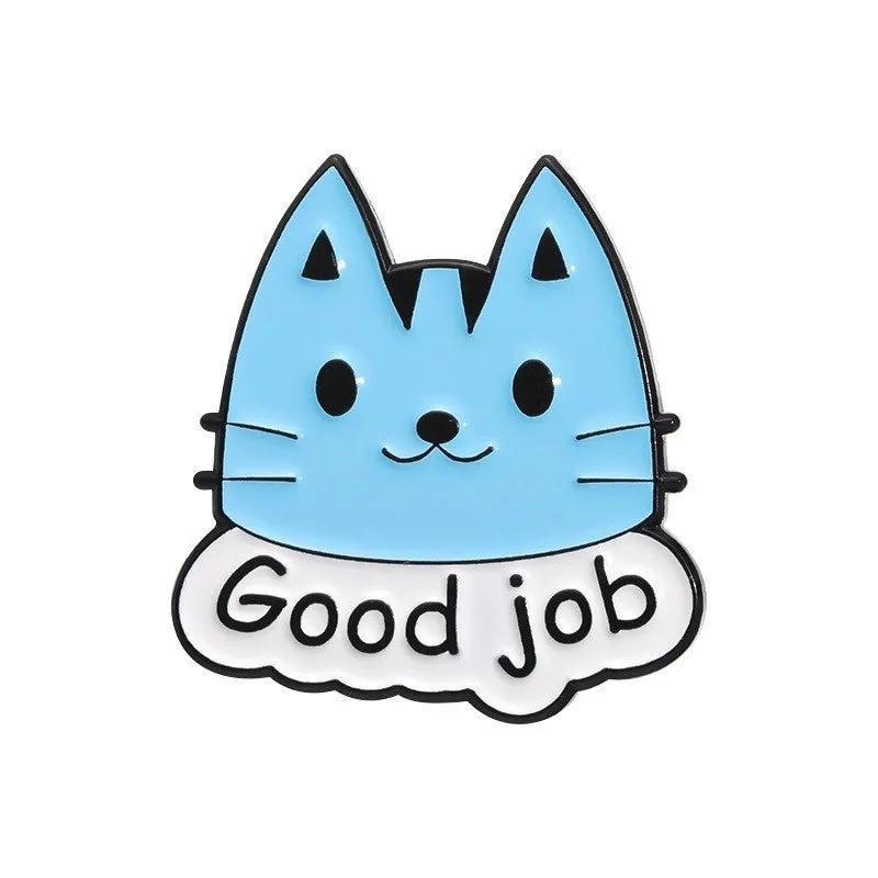 Cute Pin Animal Letter Zinc Alloy Stoving Varnish Unisex Brooches
