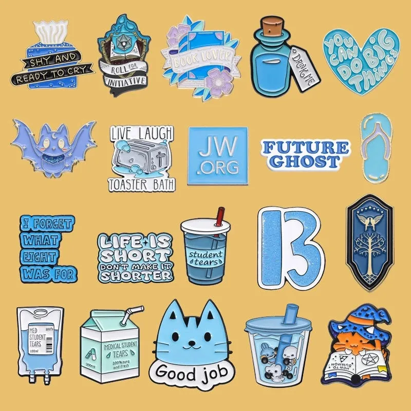 Cute Pin Animal Letter Zinc Alloy Stoving Varnish Unisex Brooches