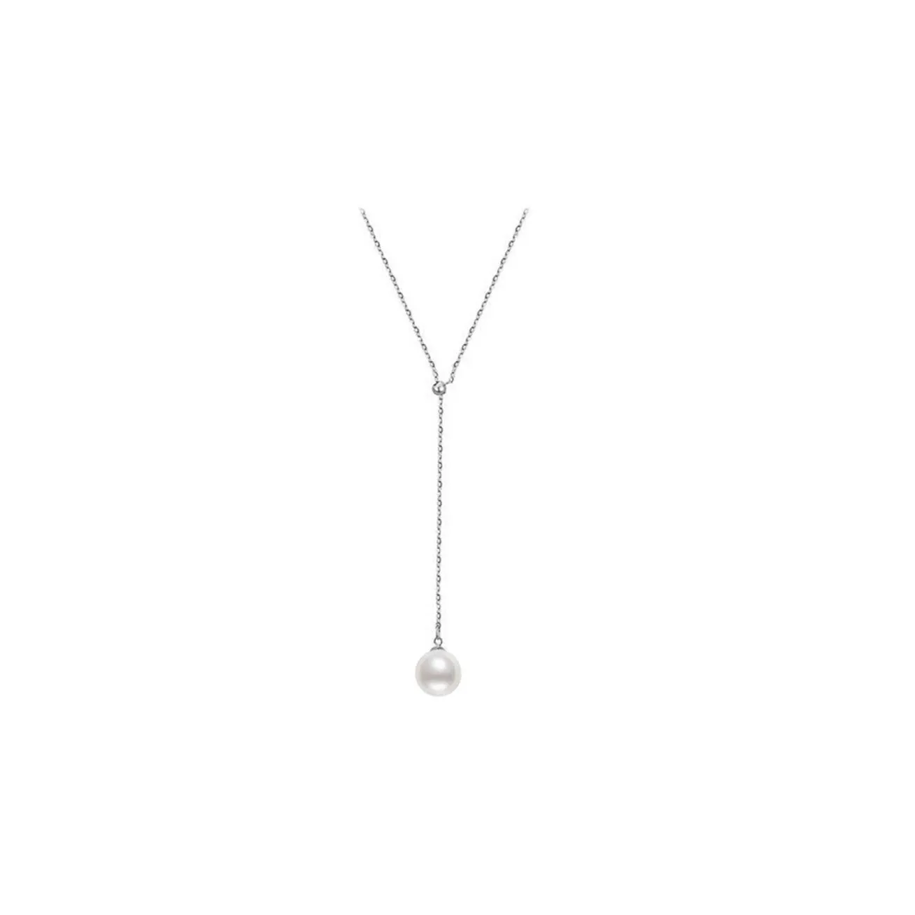 Elegant Freshwater Pearl 18K Solid Gold﻿ Necklace KN00047