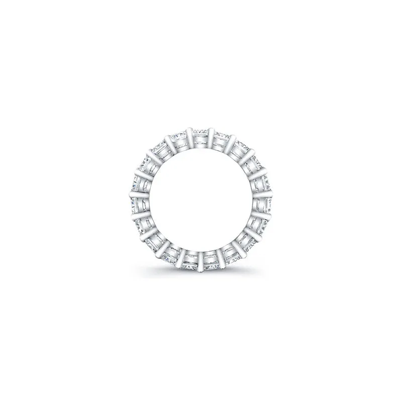 Emerald Cut Diamond Eternity Ring - 7.20CTW F/VS2