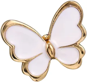 Enamel Butterfly Brooches Pins for Women Gold Plated Colorful Enameled Insect Animal Backpacks Steampumk Badge Hat Bag Dress Accessories Brooches Lapel Pins Lovely Valentine Mother's Jewelry