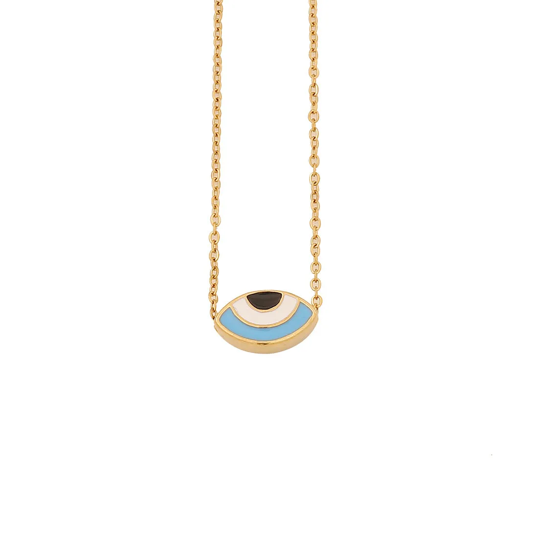Expressive Eye Geometric Stainless Steel Pendants